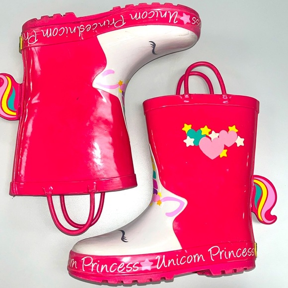 Western Chief children’s rain boots size 11 / 12. Unicorn Princess - Picture 1 of 9